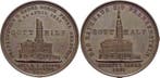 Bronze-medaille 1858 Schlesien-frankenstein, Stadt, Postzegels en Munten, Penningen en Medailles, Verzenden