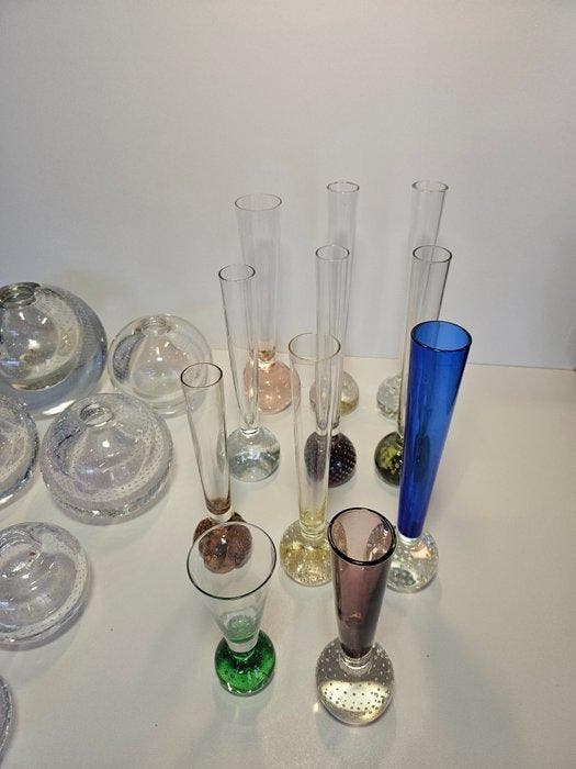copiër - A.D. Copier - Pot (22) - Glas - Copiër glas, Antiquités & Art, Antiquités | Verre & Cristal