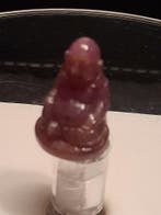 Natural Ruby - Handharved Buddha - 17.26 ct - 1.7cm - unheat, Verzenden
