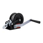 Zwarte handlier met 15 meter kabel en hijshaak, Verzenden