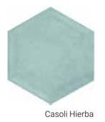 Small Collection Hexagon Casoli Hierba/ Hoogglans Keramisch, Ophalen of Verzenden, Nieuw