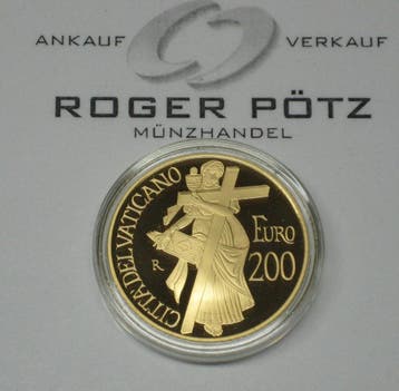 Vatikan 200 Euro 2012 Der Glauben goud Pp Ovp wie ausgege..., Verzenden