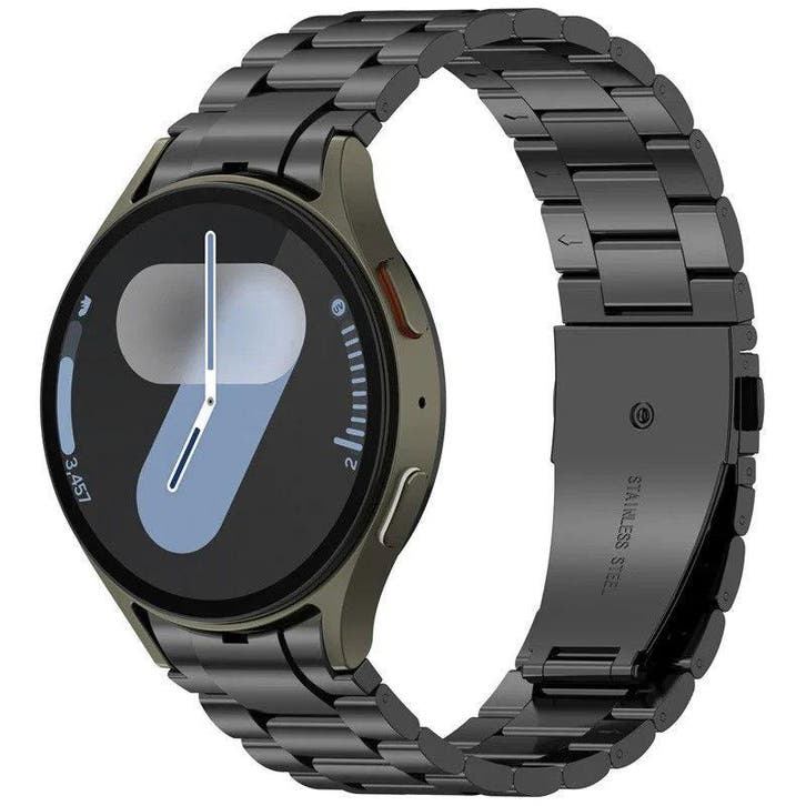 DrPhone Elite No-Gap RVS Horlogeband voor Galaxy Watch 7 / 6, Bijoux, Sacs & Beauté, Montres connectées, Envoi