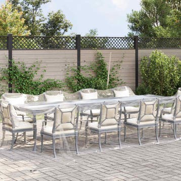 vidaXL Zeildoek 350 gsm Transparant 7 x 5 m PVC, Verzenden