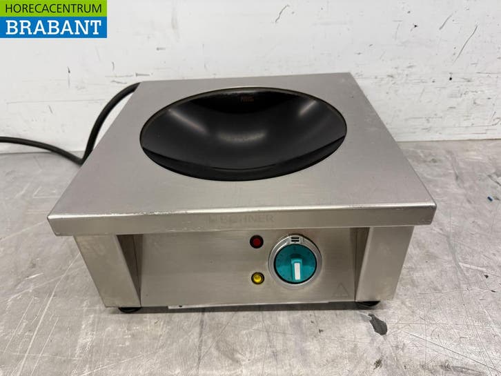 RVS Bohner Inductie Wok Wokplaat met wokpan 5 kW 400V Horeca, Zakelijke goederen, Horeca | Keukenapparatuur, Ophalen of Verzenden