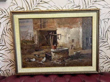 A. Coceani (1894–1983) - Cortile a Rualis