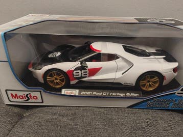 Maisto 1:18 - Modelauto - 2021 Ford GT Heritage Edition, Nieuw