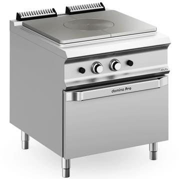 Doorkookplaat + Oven | DOMINA PRO 900 | Gas | 12kW + 2/1 GN, Verzenden, Nieuw in verpakking