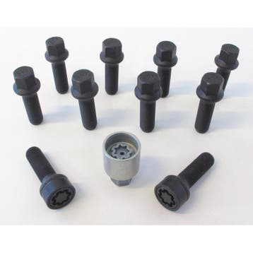 H&R Wielboutenset bolkonisch R14 M14x1.50 - Lengte 37mm - Zw, Verzenden, Nieuw