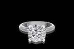 Ring - 14 karaat Witgoud - 4.26ct. tw. Diamant (Lab-grown), Handtassen en Accessoires, Ringen, Nieuw