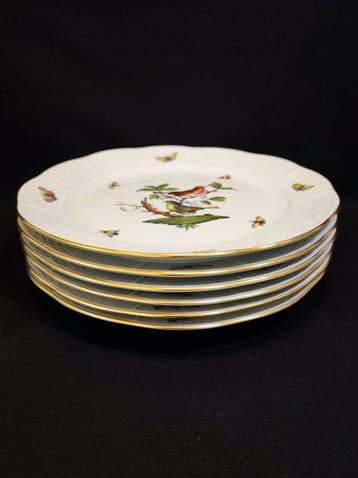 Herend - Bord (6) - Ø 25,5 cm 6er Set große Teller