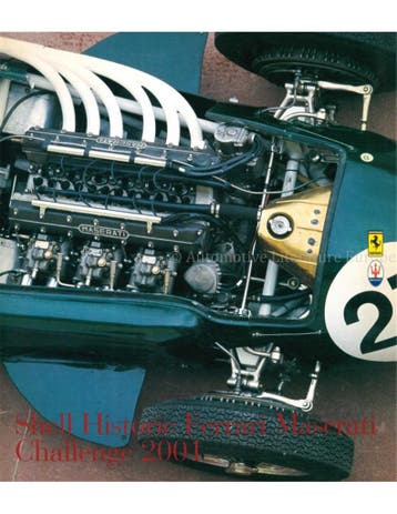 2001 FERRARI | MASERATI SHELL HISTORIC CHALLENGE BROCHURE