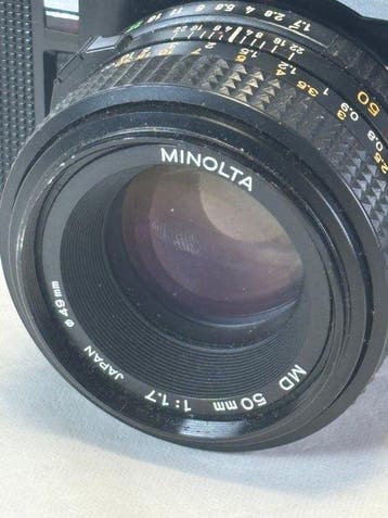 Minolta XG-M met lens MD 1.7/50 mm Single lens reflex camera