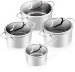 2dekans | ETA HoneyComb Pannenset voor Inductie en alle, Ophalen of Verzenden