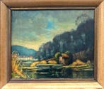 École européenne (XX) - NO RESERVE . Lumière d’hiver sur le