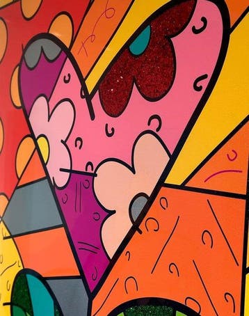 Romero Britto (1963) - Love Grows