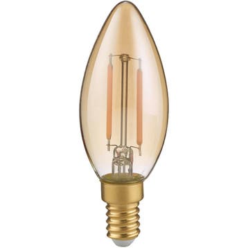 Trion Kamino LED Lamp E14 Filament - Amber Glazen Armatuur -, Verzenden, Nieuw
