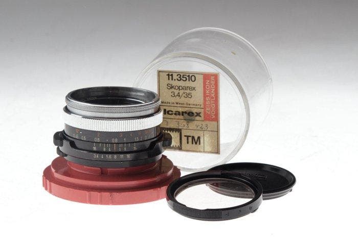 Zeiss Ikon Skoparex 3,4/35mm Objectif principal, Audio, Tv en Foto, Fotocamera's Analoog