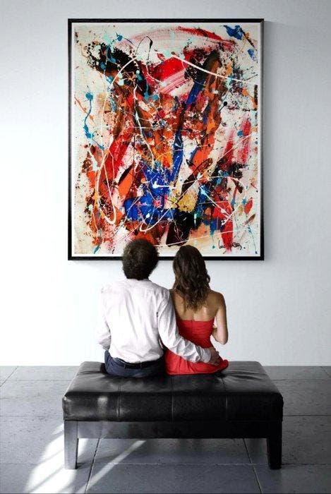 Luc Mora - Le hesard - XXL, Antiquités & Art, Art | Objets design