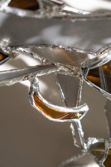 Vincent Decat - Kaarsenhouder - Inox, Tin, Glas - Vliegen