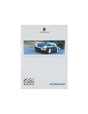 2000 PORSCHE 911 MODEL SERIES BROCHURE ENGELS, Nieuw
