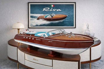 maquette de luxe Riva Aquarama bois 53cm 1:10 - Modelboot, Hobby en Vrije tijd, Nieuw