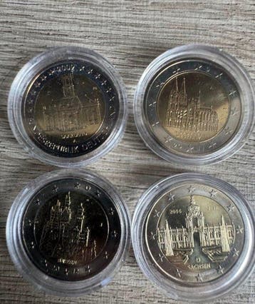 Duitsland. 2 Euro 2006/2022 (17 coins) (Zonder minimumprijs)
