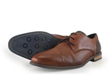 Berkelmans Veterschoenen in maat 44 Cognac, Kleding | Heren, Schoenen, Berkelmans, Overige kleuren, Verzenden, Zo goed als nieuw