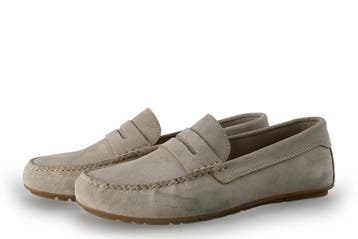 Polo Ralph Lauren Instappers in maat 42 Zilver, Polo Ralph Lauren, Overige kleuren, Verzenden, Instappers