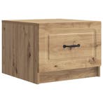 vidaXL Salontafel Artisanaal eiken 49 x 50 x 37 cm Bewerkt, Verzenden, Nieuw