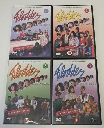 Flodder TV Serie Deel 1 t/m 4, Cd's en Dvd's, Verzenden, Nieuw in verpakking