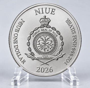 Niue. 1 Dollar 2026 – Lady Justice – 1 oz Silver coin – Ag