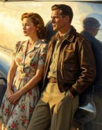 Le Yack - Sunset on the Tarmac - Hand signed
