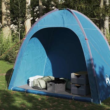 vidaXL Opbergtent waterdicht blauw, Verzenden