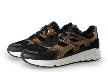 Manfield Sneakers in maat 40 Zwart, Verzenden, Sneakers
