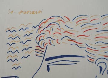 Alekos Fassianos (1935-2022) - Jeux olympiques : Athlète, Antiquités & Art