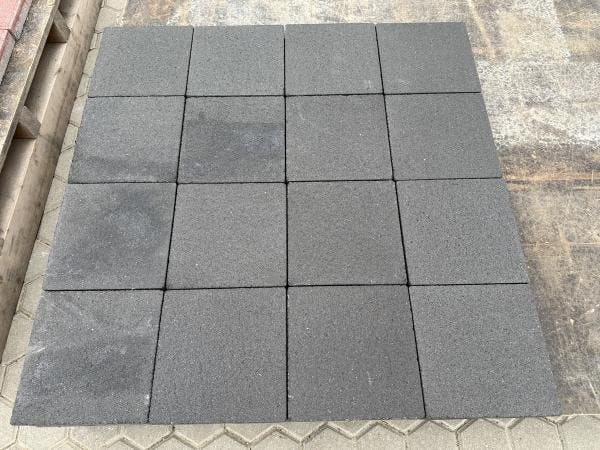 Veiling - 64,80 M2 Betonsteen Zwart 20x20x6 Cm, Jardin & Terrasse, Pavé & Dalles