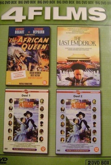 Scarlett 1 & 2 / The Last Emperor / African Queen, Verzenden, Nieuw in verpakking