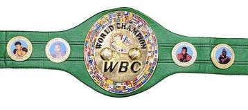 Mike Tyson - Gesigneerde groene WBC-wereldkampioenschapriem, Nieuw