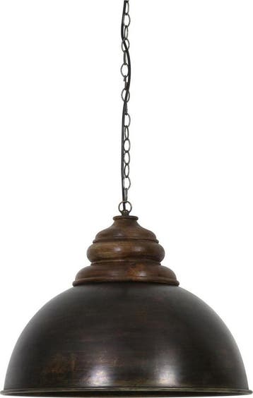 2dekans | Light & Living Hanglamp Leia - Zwart - Ø52cm -, Ophalen of Verzenden