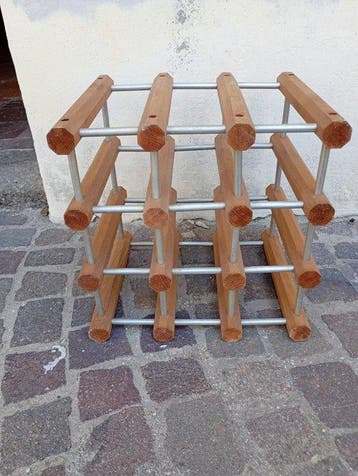 foppapedretti - Bar - Acier inoxydable, Bois dur -