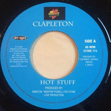 Capleton / Bobby Crystal - Hot Stuff / Bye Bye, Verzenden, Gebruikt