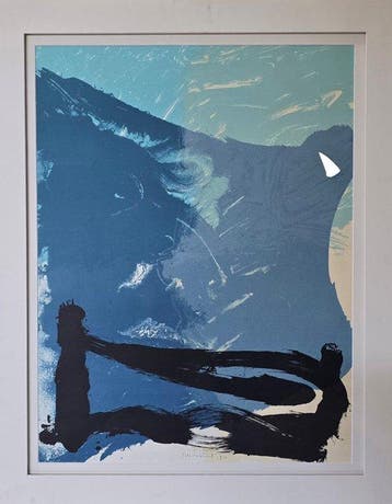 Josep Guinovart (1927-2007) - Azul de travesía