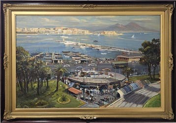 Enrico Aprile (1943-1998) - Veduta di Mergellina