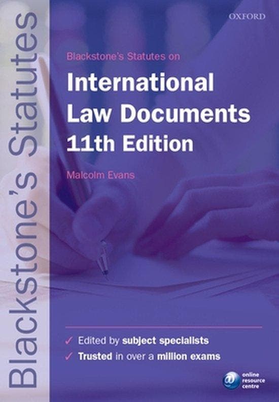 Blackstones International Law Documents 9780199678617, Boeken, Taal | Engels, Gelezen, Verzenden