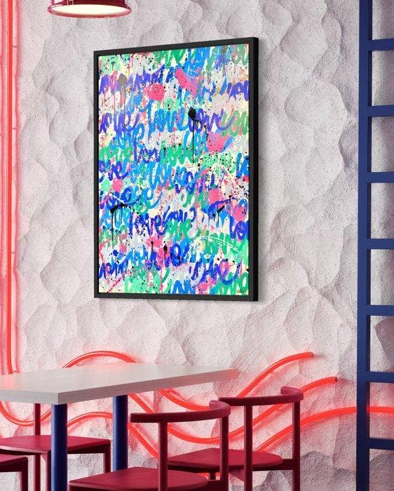 LP (1993) - wakio, Antiquités & Art, Art | Peinture | Moderne