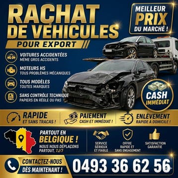 VENDRE MA VOITURE CASH RAPIDEMENT ACCIDENTÉ EN PANNE MOTEUR