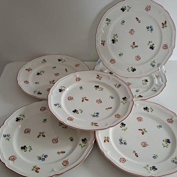 Villeroy & Boch - Bord (6) - Petite Fleur - Vitro-Porzellan