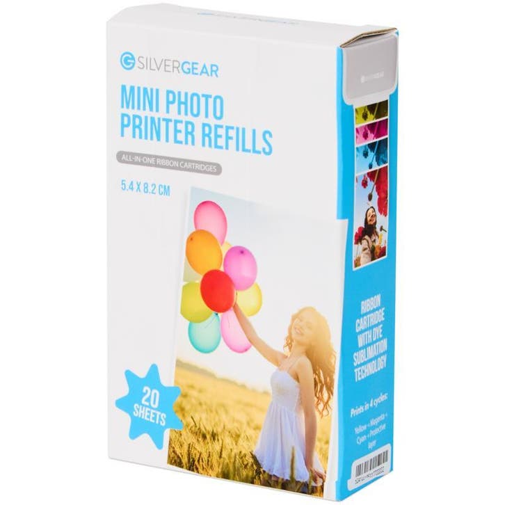 Recharge Silvergear pour imprimante photo portable - 20, Informatique & Logiciels, Imprimantes, Neuf, Envoi