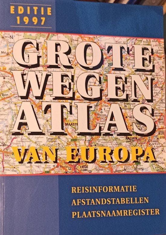 Grote Wegenatlas van Europa 9789039601389 Jacques Hermus, Boeken, Reisgidsen, Zo goed als nieuw, Verzenden
